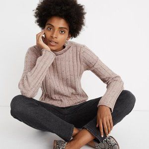 Madewell Women's Sweater in Light Pink